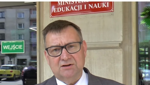 szef oświatowej "S" Waldemar Jakubowski