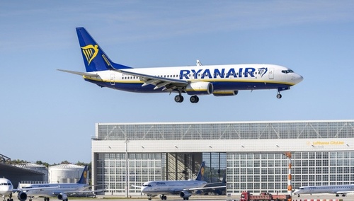 Samolot linii Ryanair