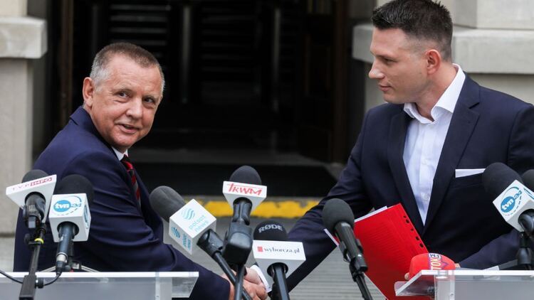 Marian Banaś i Sławomir Mentzen