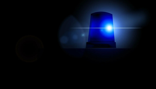 Sygnał świetlny radiowozu