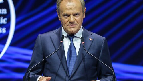 Donald Tusk na inauguracji XVI Europejskiego Kongresu Gospodarczego w Międzynarodowym Centrum Kongresowym w Katowicach