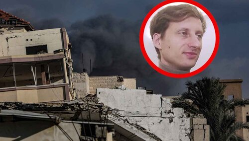 Poseł KO Franciszek Sterczewski płynie do Strefy Gazy