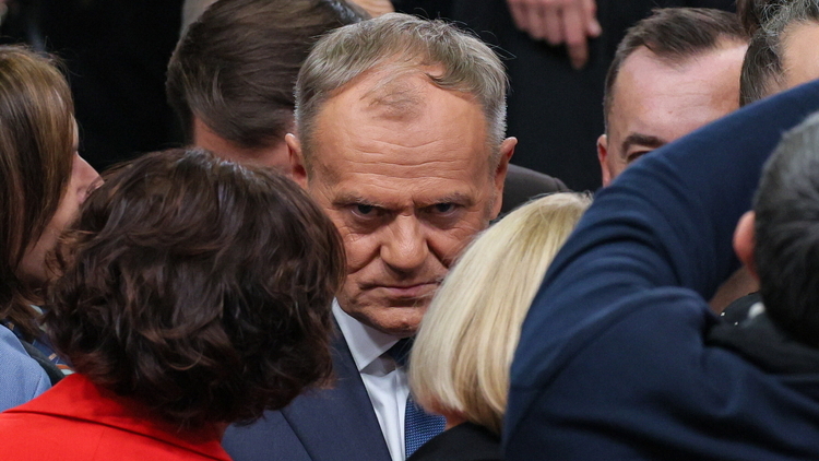 Premier Donald Tusk na konwencji KO