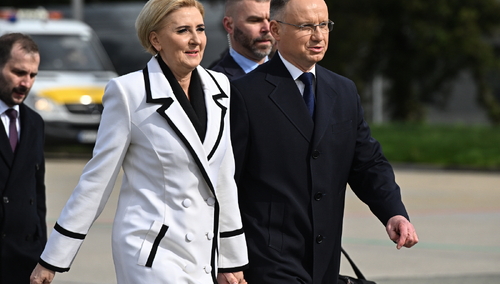 Andrzej Duda i Agata Kornhauser-Duda