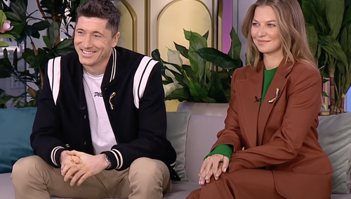 Robert Lewandowski i Anna Lewandowska