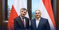 Były minister sprawiedliwości Zbigniew Ziobro z premierem Węgier Viktorem Orbanem
