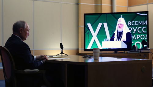 Władimir Putin i patriarcha Cyryl I