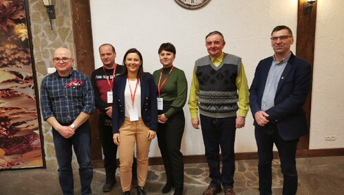 Na zdjęciu Jarosław Ratka pierwszy z prawej/ fot. Region Zagłębie Miedziowe NSZZ "Solidarność"