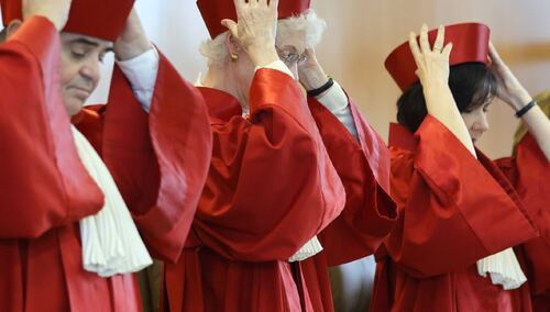 Sędziowie niemieckiego "Trybunału Konstytucyjnego"