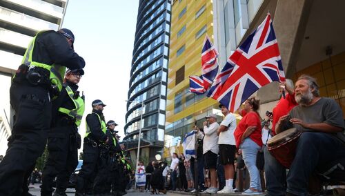 Protesty Wlk. Brytania