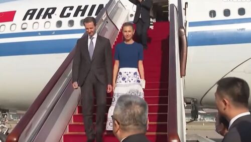 Asma al-Assad z mężem Baszszarem