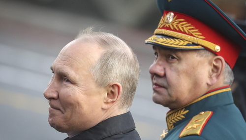 Władimir Putin i Siergiej Szojgu