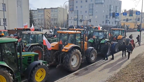 protest rolników
