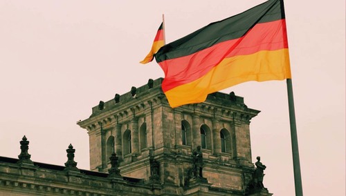 Flaga Niemiec - zdjęcie poglądowe 