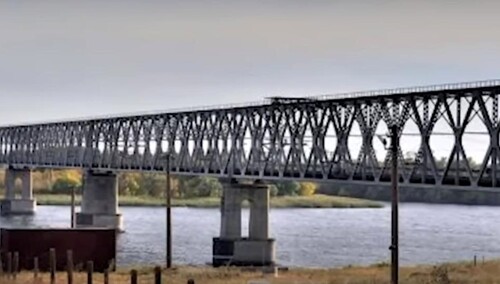 Most kolejowy w Chersoniu 