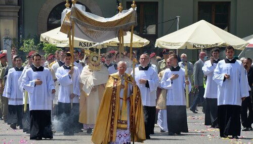 Procesja Bożego Ciała w Gnieźnie, abp Marek Jędraszewski