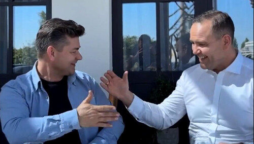 Zenek Martyniuk i Karol Nawrocki 