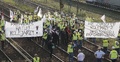 protest pracowników PKP Cargo