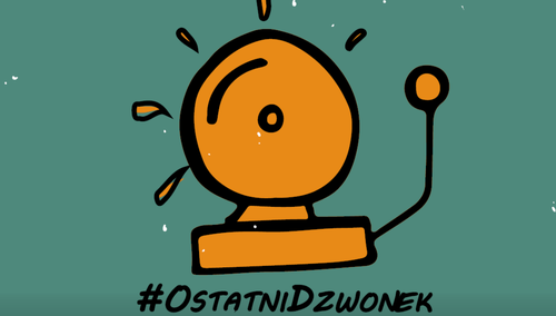 Logo kampanii #OstatniDzwonek