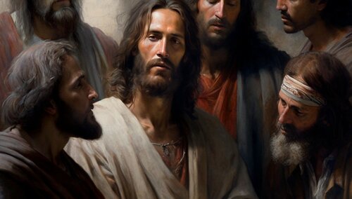Jezus i uczniowie
