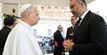 Od lewej: Leon XIV, Maher Nicola Canawati