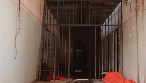 Jedno z syryjskich więzień, w których przetrzymywano dżihadystów z ISIS - obecnie puste