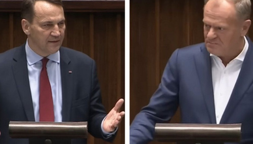 Radosław Sikorski i Donald Tusk