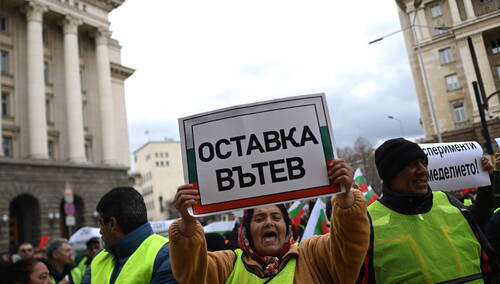 Protest rolników w Bułgarii