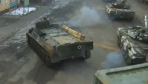 Rosyjskie wojska na Ukrainie