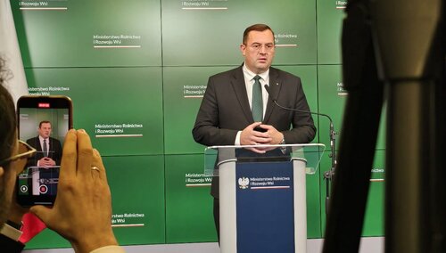 Minister rolnictwa Stefan Krajewski