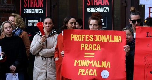 Pracownicy pomocy społecznej proszą o zrozumienie i wsparcie w czasie strajku