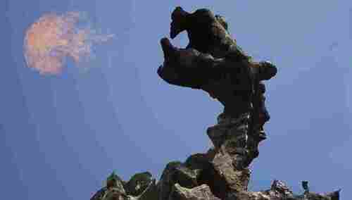 Ziejący ogniem smok wawelski