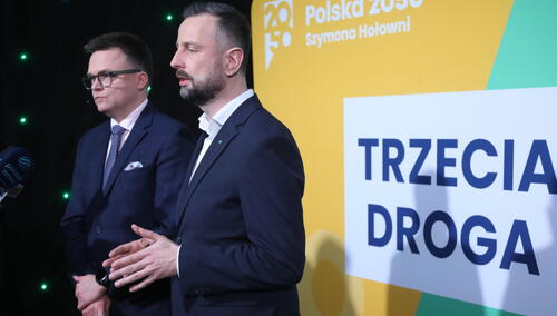 Szymon Hołownia i Władysław Kosiniak-Kamysz