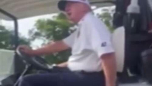 Donald Trump na nagraniu