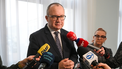 Adam Bodnar rozmawia z mediami