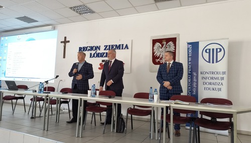 Łódź,  konferencja z okazji Światowego Dnia Pamięci Ofiar Wypadków przy Pracy i Chorób Zawodowych
