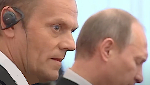 Donald Tusk, Władimir Putin