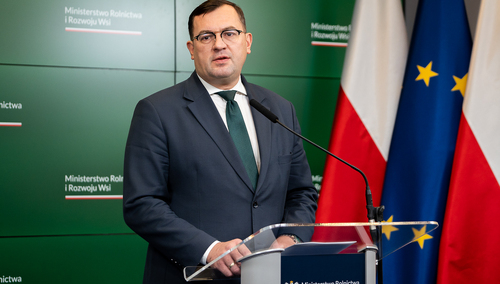 Minister rolnictwa Stefan Krajewski