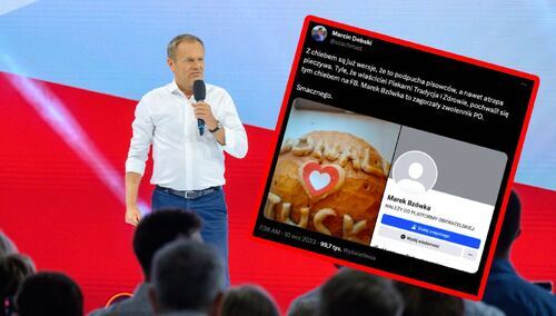 Donald Tusk podczas konwencji w Tarnowie