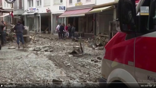 [video] "Takie rzeczy mogą zdarzyć się w biedniejszych krajach, nie tutaj". Szokujące słowa Niemki po powodzi