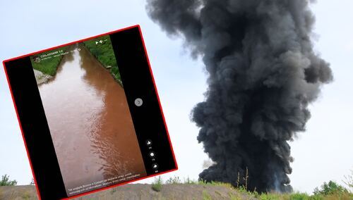 Mieszkańcy przysyłają zdjęcia i nagrania rzeki Brynica