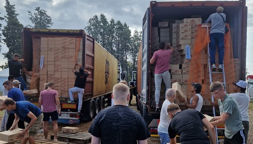 Rozładunek żywności