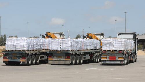 Po kilku miesiącach blokady do Strefy Gazy wróciła pomoc humanitarna