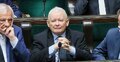 Szef PiS Jarosław Kaczyński ma powody do zadowolenia