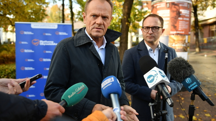 Szef PO Donald Tusk