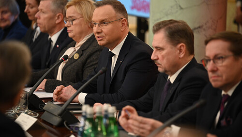 Spotkanie Prezydent Dudy z Solidarnością, 30 stycznia 2024 rok