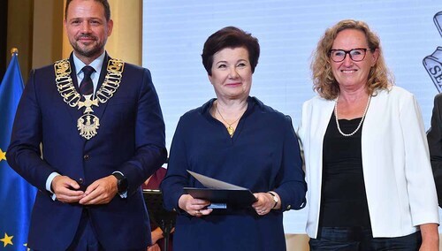 Hanna Gronkiewicz-Waltz z Rafałem Trzaskowskim