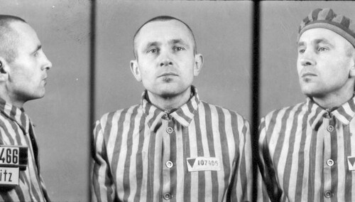 Franciszek Ogon. Zdjęcie obozowe