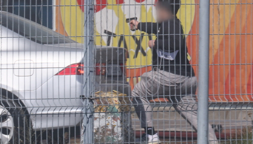 WARSZAWA POŻAR CENTRUM HANDLOWEGO PRZY MARYWILSKIEJ 44