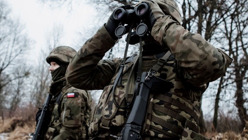 żołnierze WOT na granicy